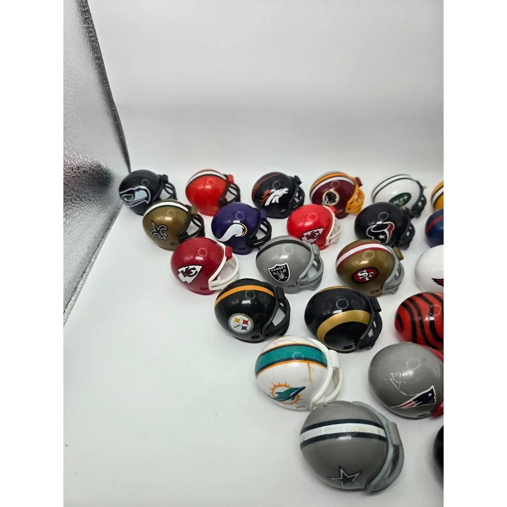 Riddell NFL Mini Helmets Lot x27 Assorted Teams Football Display Collection‎